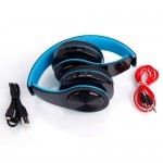 HY-812 Fold Wireless Head Wear Type Bluetooth V3.0 + EDR Stereo Sport Bluetooth Headset White