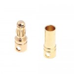 10 Pairs 3.5mm Copper Bullet Banana Plug Connectors for Battery Part