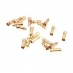 10 Pairs 3.5mm Copper Bullet Banana Plug Connectors for Battery Part