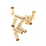 10 Pairs 3.5mm Copper Bullet Banana Plug Connectors for Battery Part