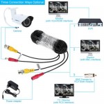 32ft(10m) BNC Video Power Siamese Cable for Surveillance Camera DVR Kit